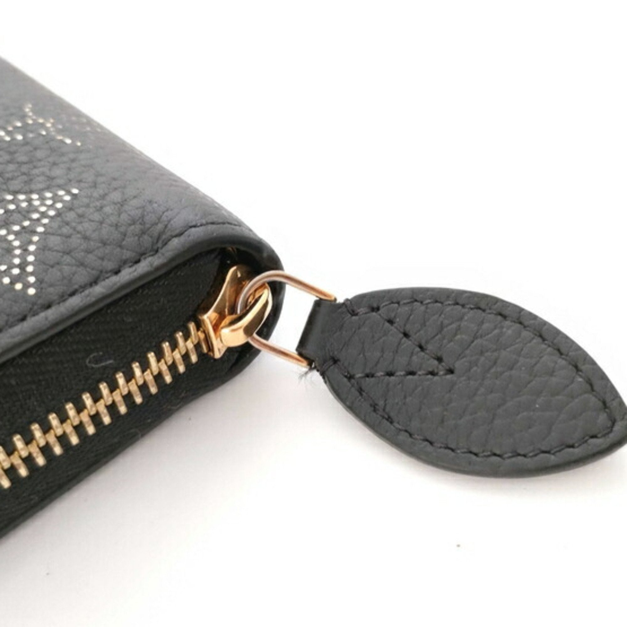Louis Vuitton Black Leather Long Wallet