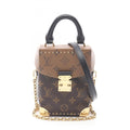 Louis Vuitton Brown Monogram Reverse Coated Canvas Leather Handbag