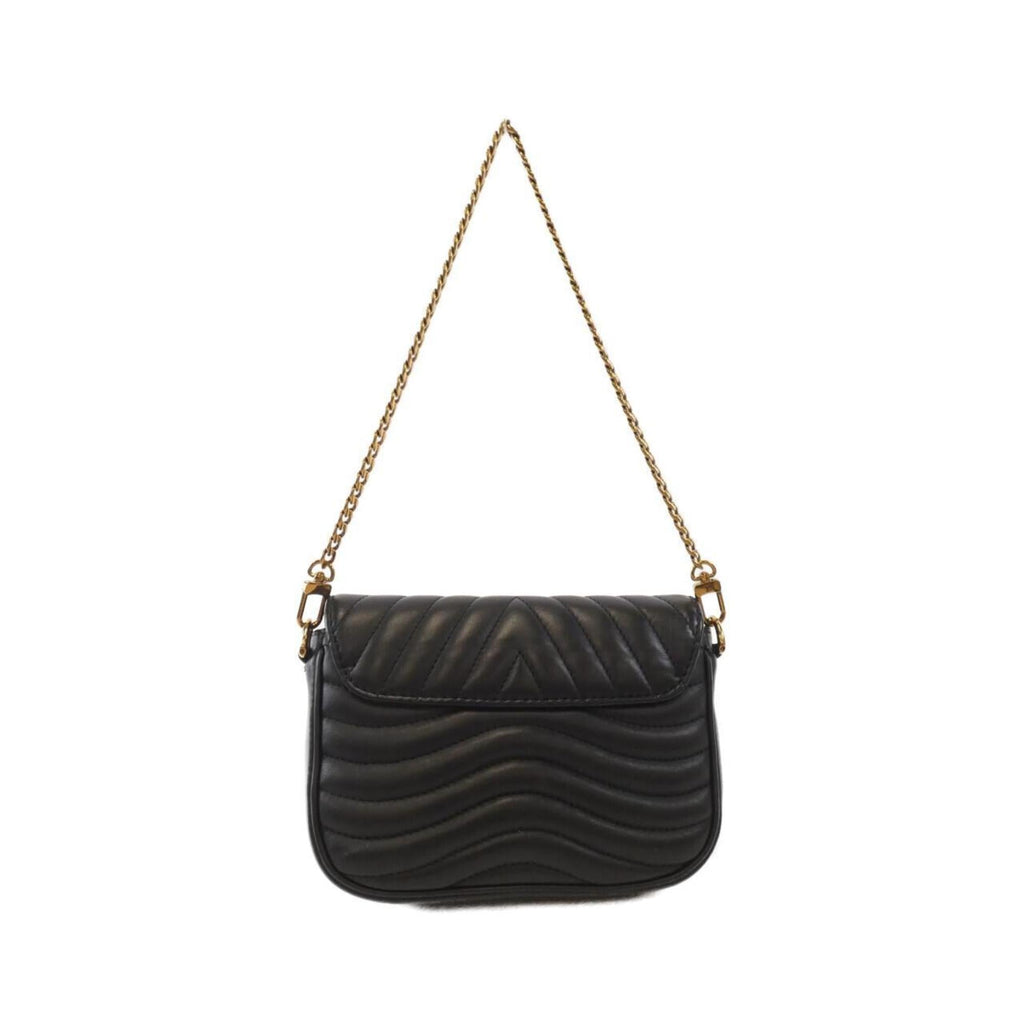 Louis Vuitton Black Leather Pochette Shoulder Bag