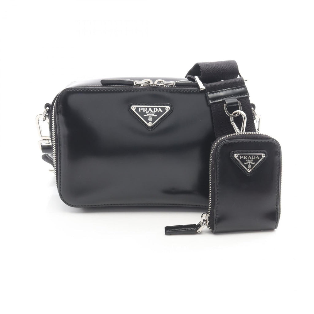 Prada Black Patent Leather Shoulder Bag