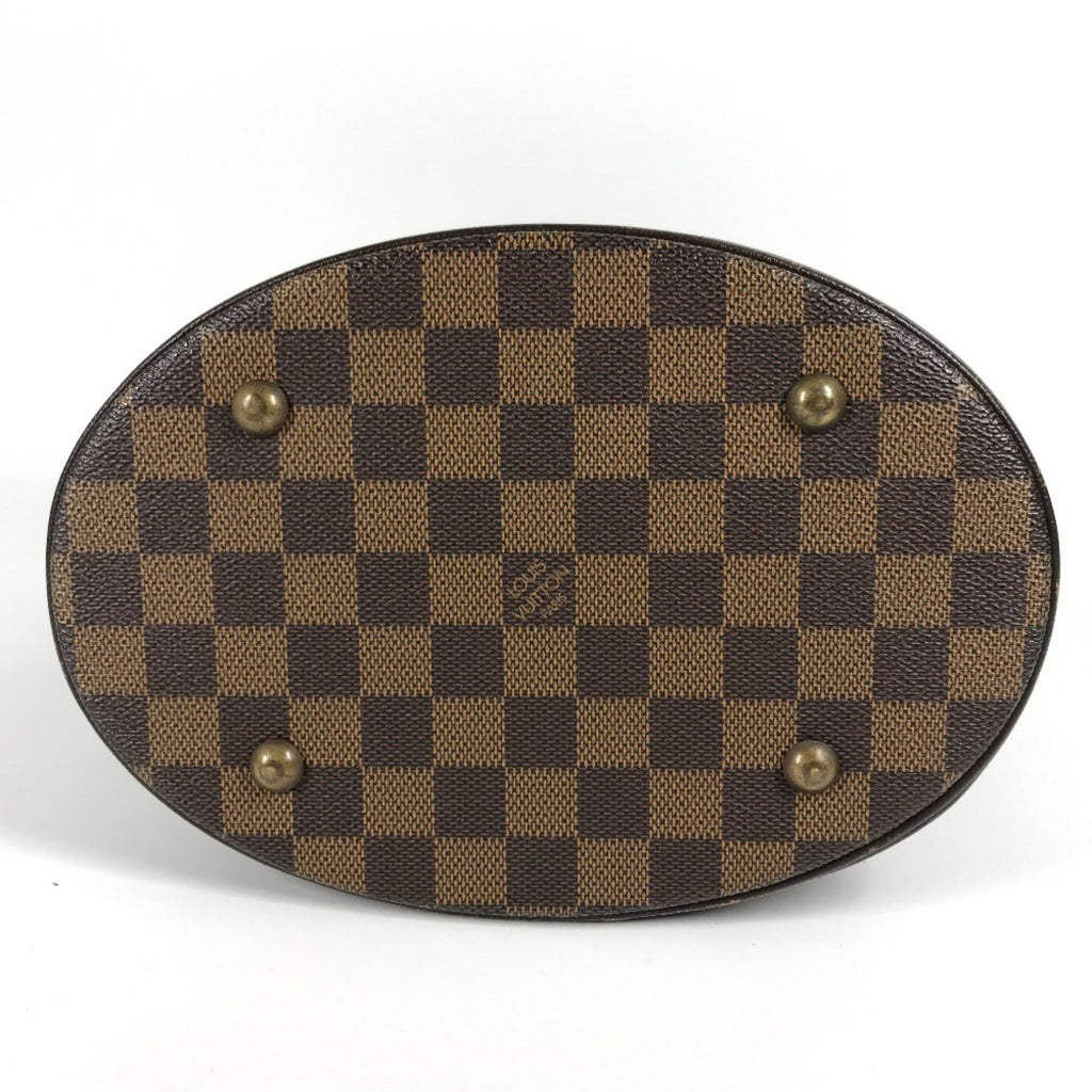 Louis Vuitton Brown Damier Canvas Ebene Damier Canvas Pouch Shoulder Bag Tote Bag