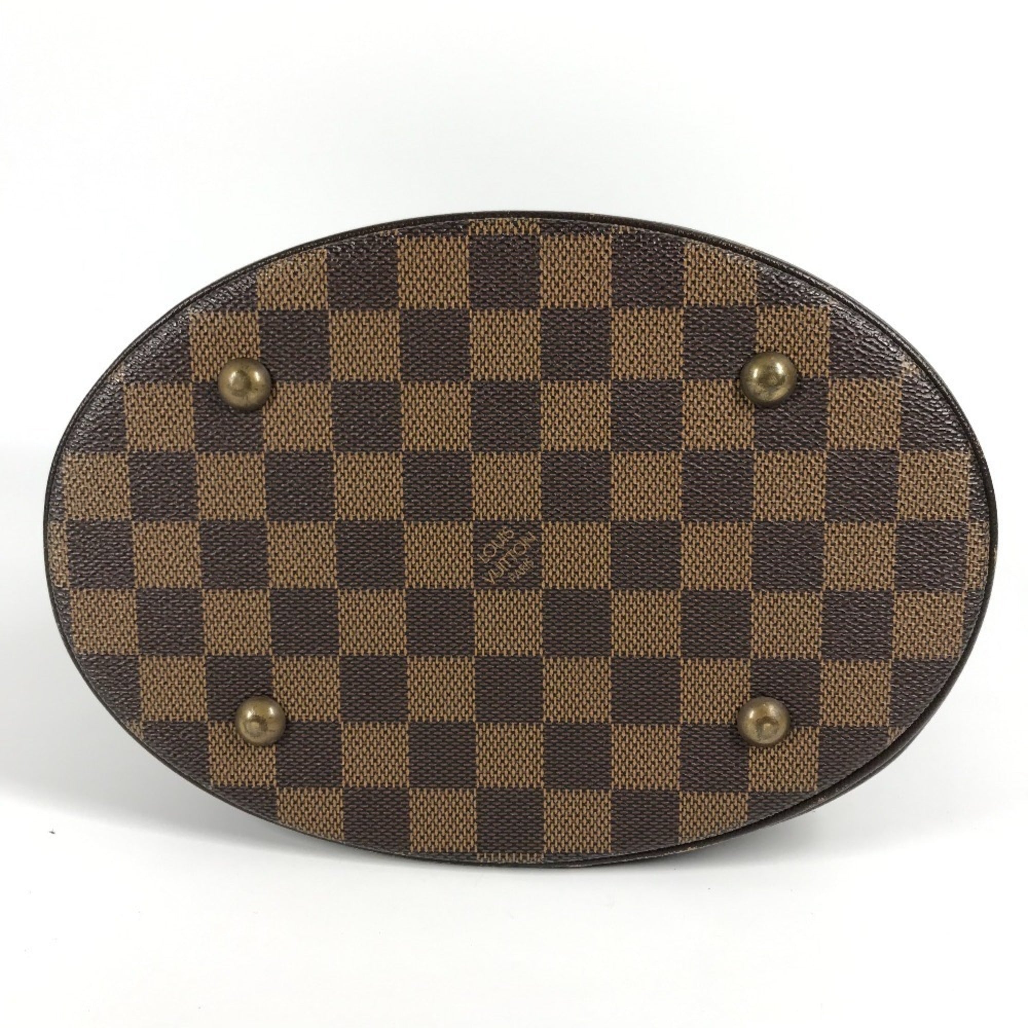 Louis Vuitton Brown Damier Canvas Ebene Damier Canvas Pouch Shoulder Bag Tote Bag