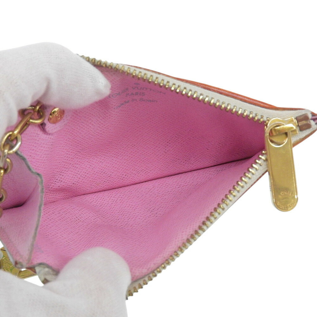 Louis Vuitton Blanc Monogram Multicolore Coin Purse/Coin Case