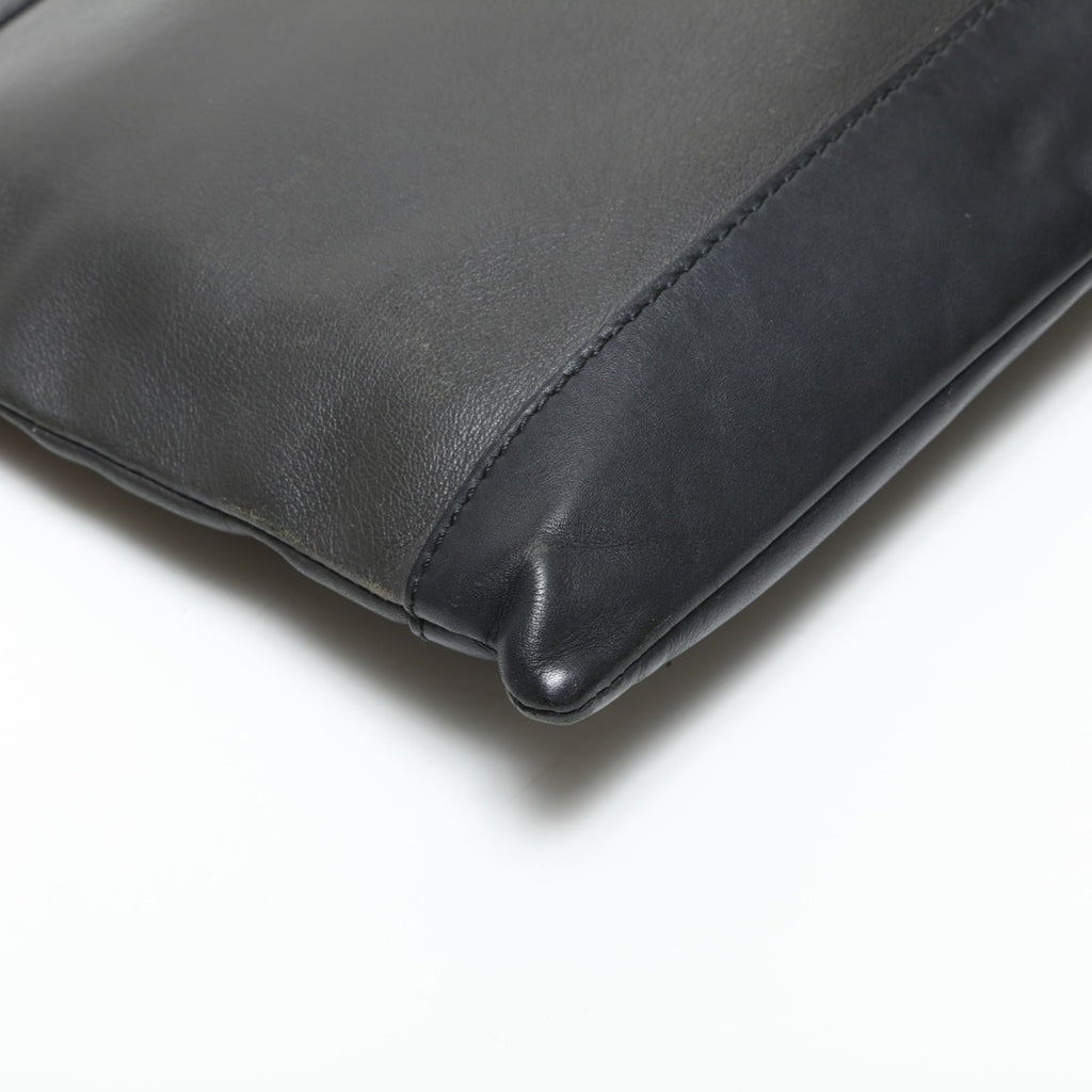 Balenciaga Black Leather Clutch
