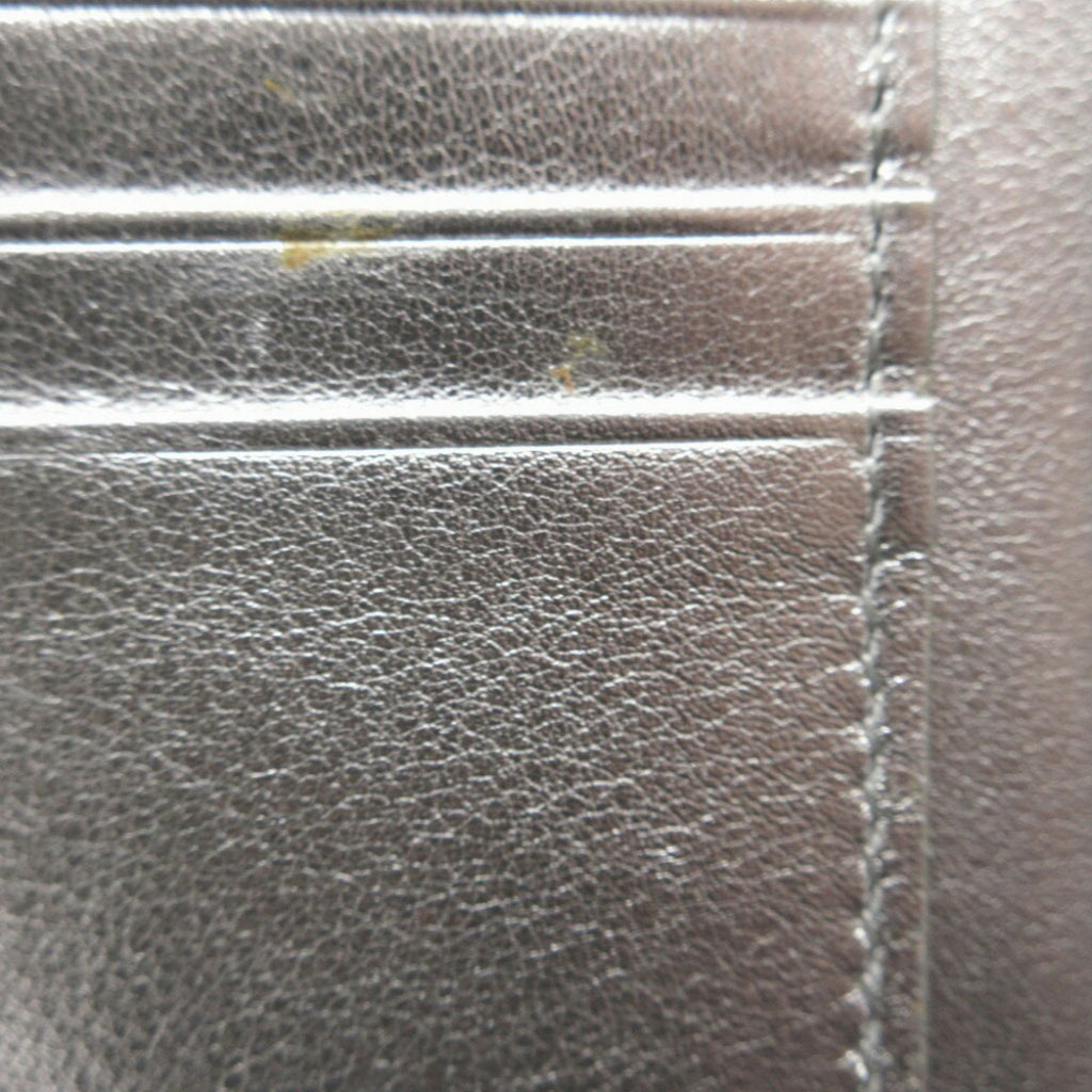 Fendi Silver Leather Wallet (Bi-Fold)