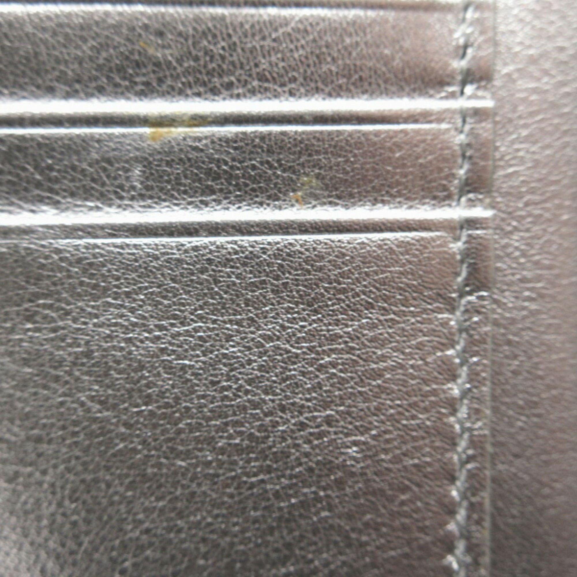 Fendi Silver Leather Wallet (Bi-Fold)