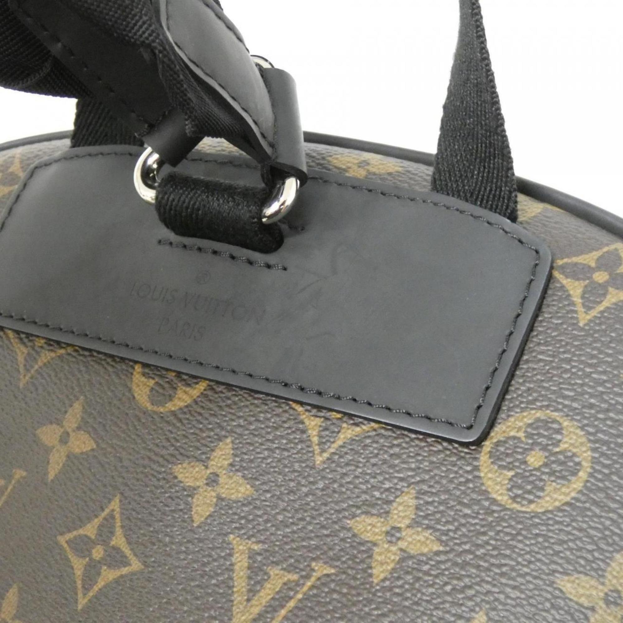 Louis Vuitton Marron Coated Canvas Backpack