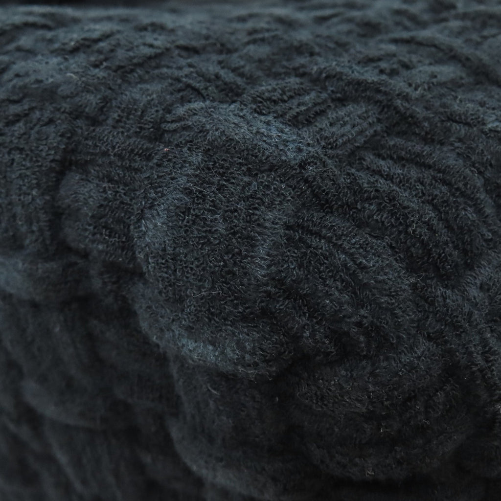 Balenciaga Black Pile Fabric Hand