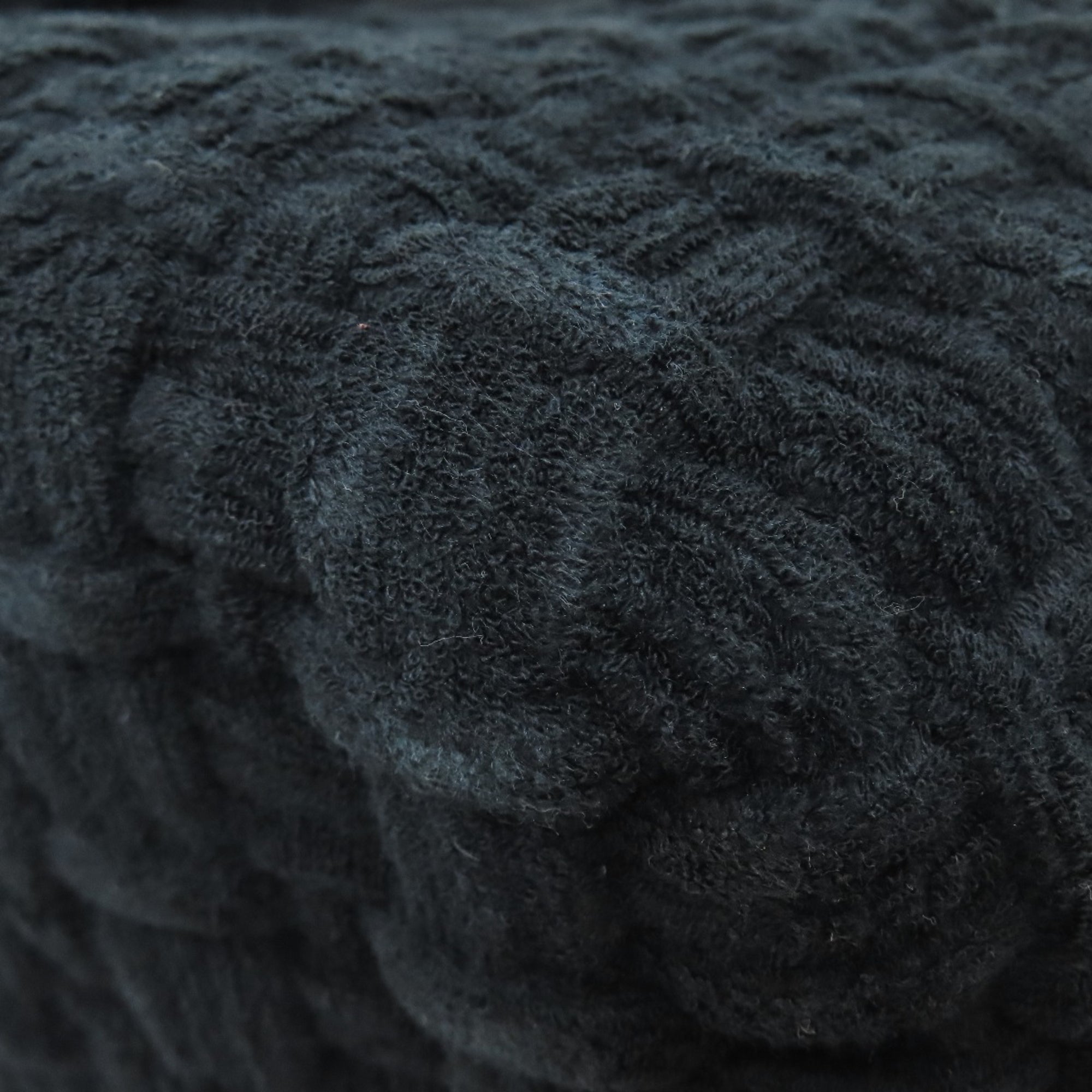 Balenciaga Black Pile Fabric Hand