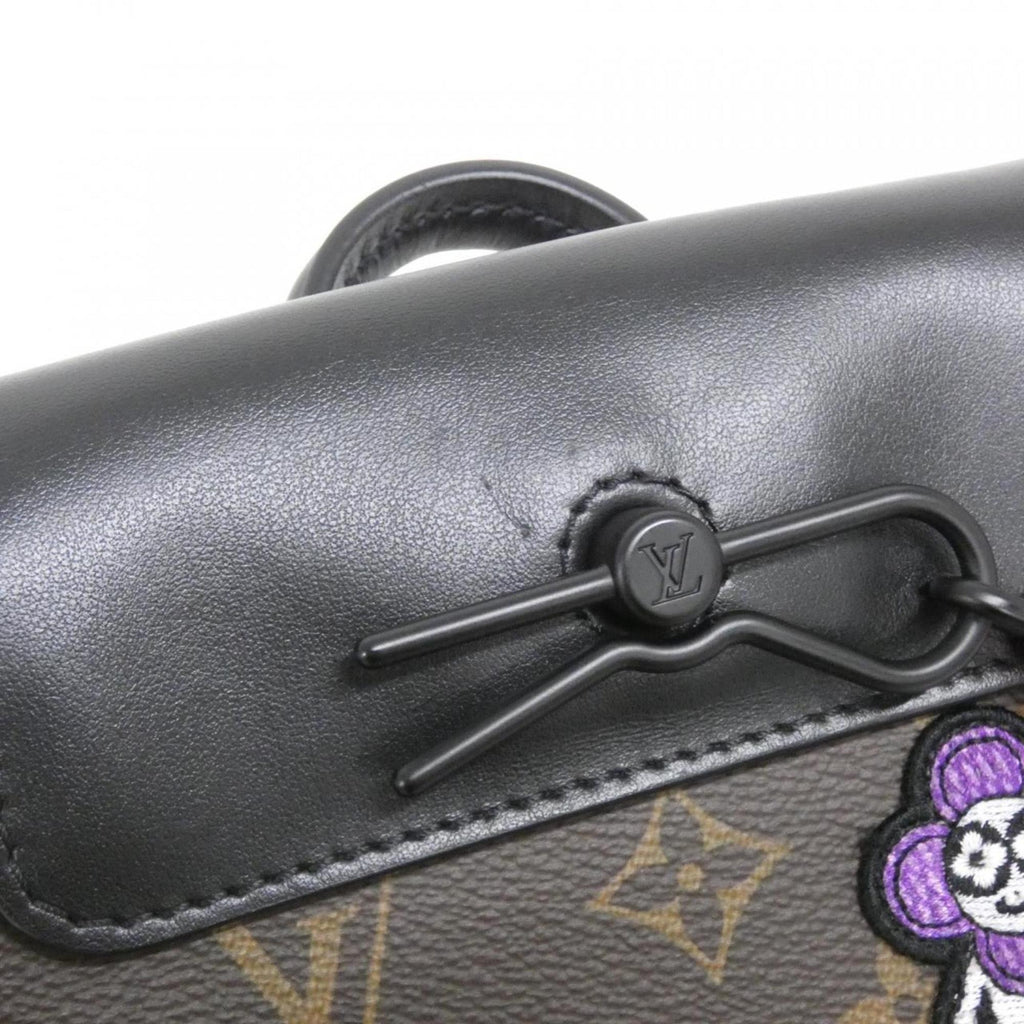 Louis Vuitton Dark Brown Marron Coated Canvas Shoulder Bag