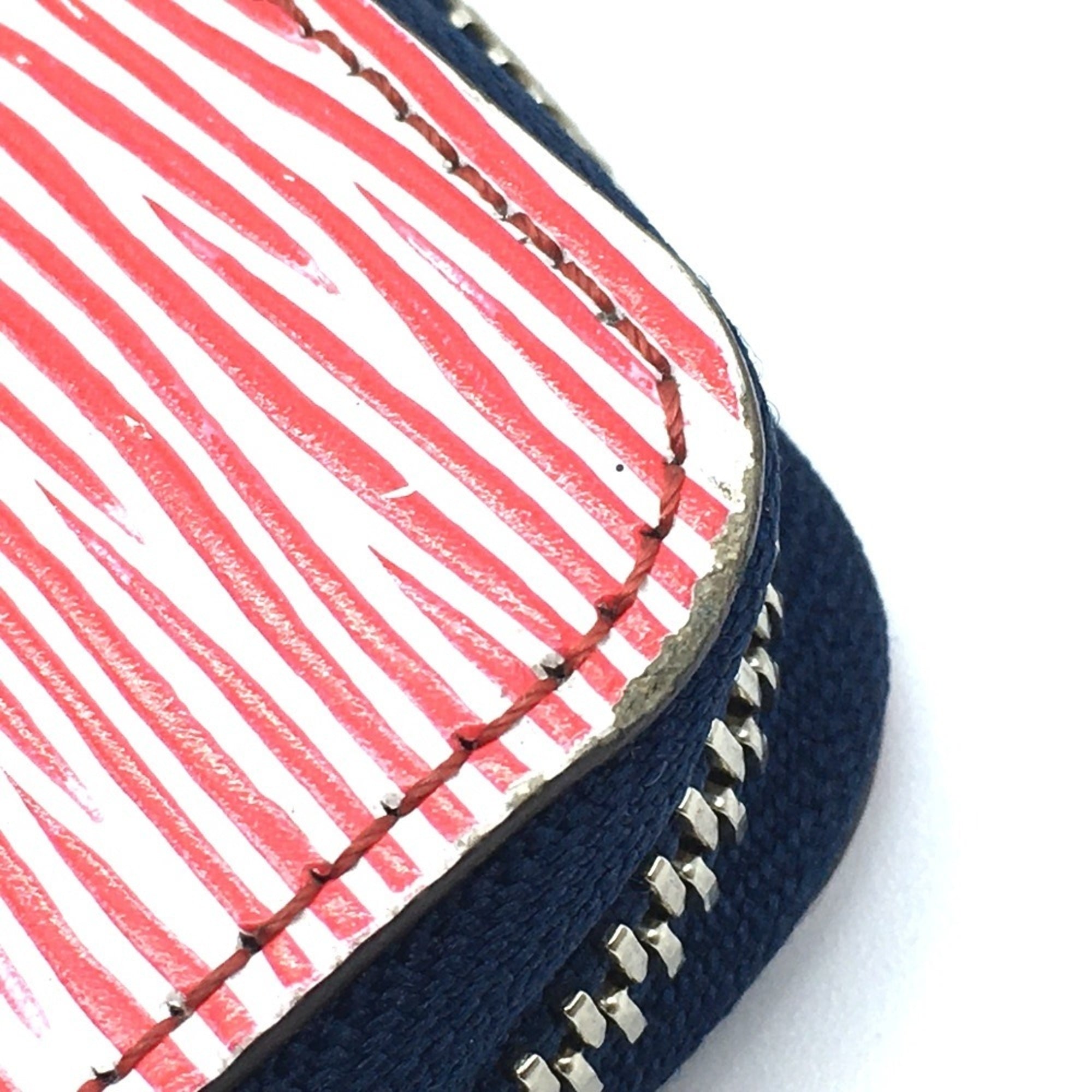 Louis Vuitton Epi Denim Red Color Rouge Epi Leather Long Wallet
