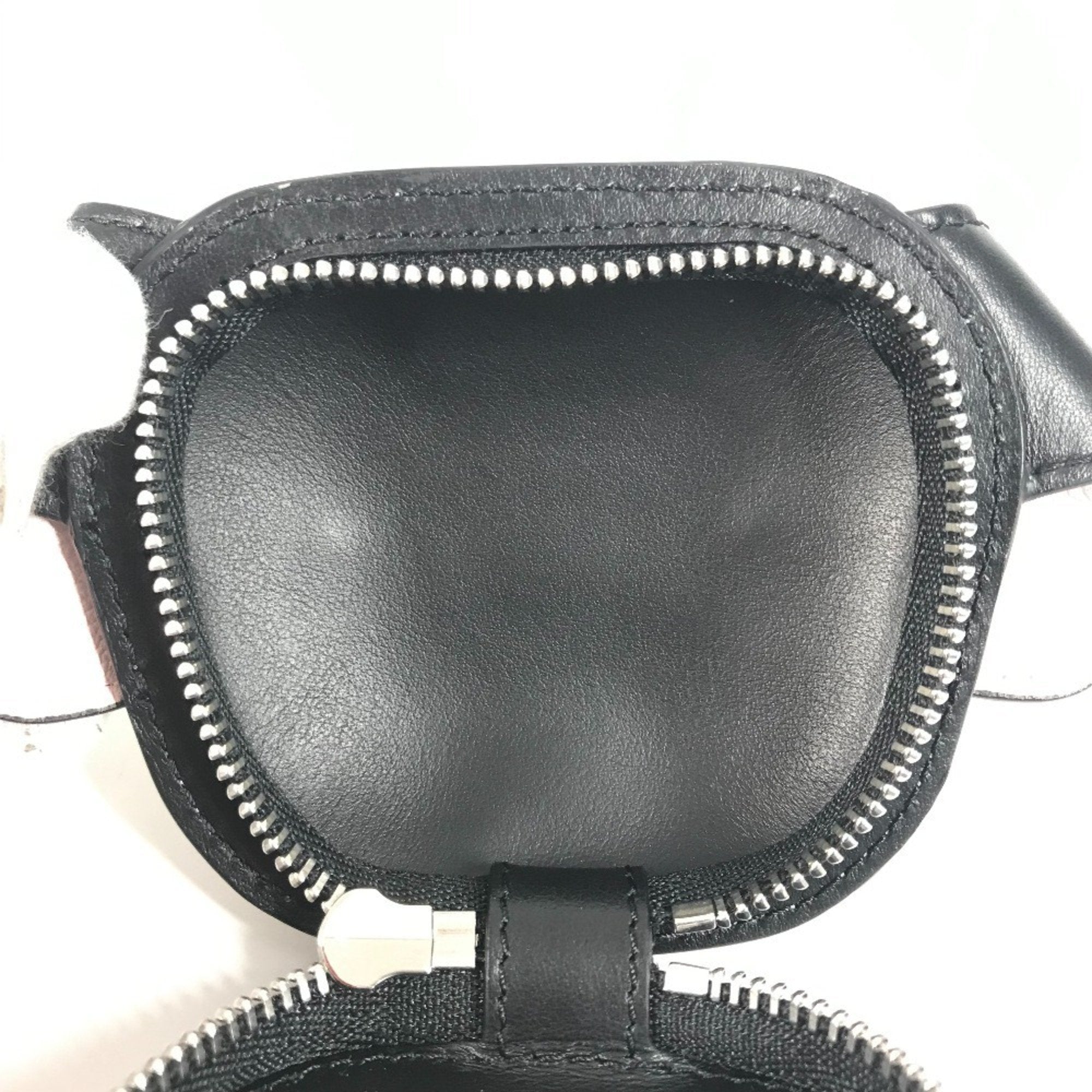 Louis Vuitton Black Multi-Color White Monogram Canvas Coin Purse/Coin Case