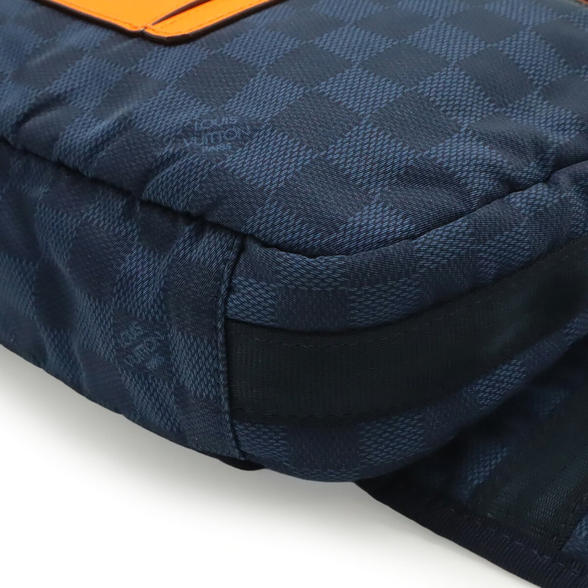 Louis Vuitton Navy Orange Nylon Fanny Pack