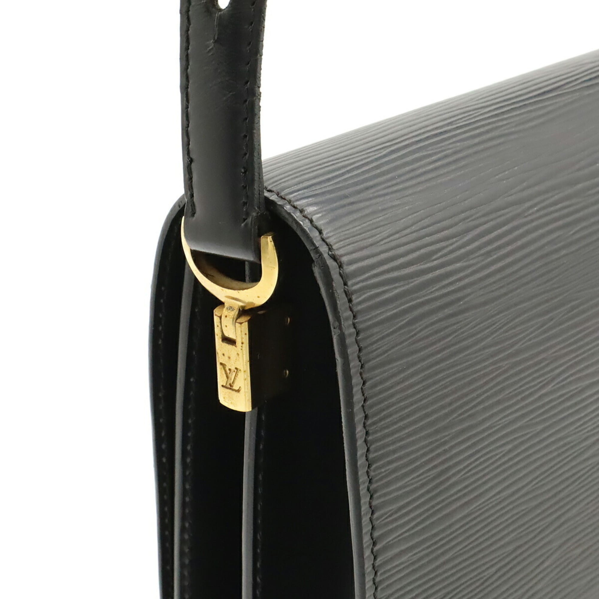 Louis Vuitton Epi Black Noir Epi Leather Pochette Shoulder Bag