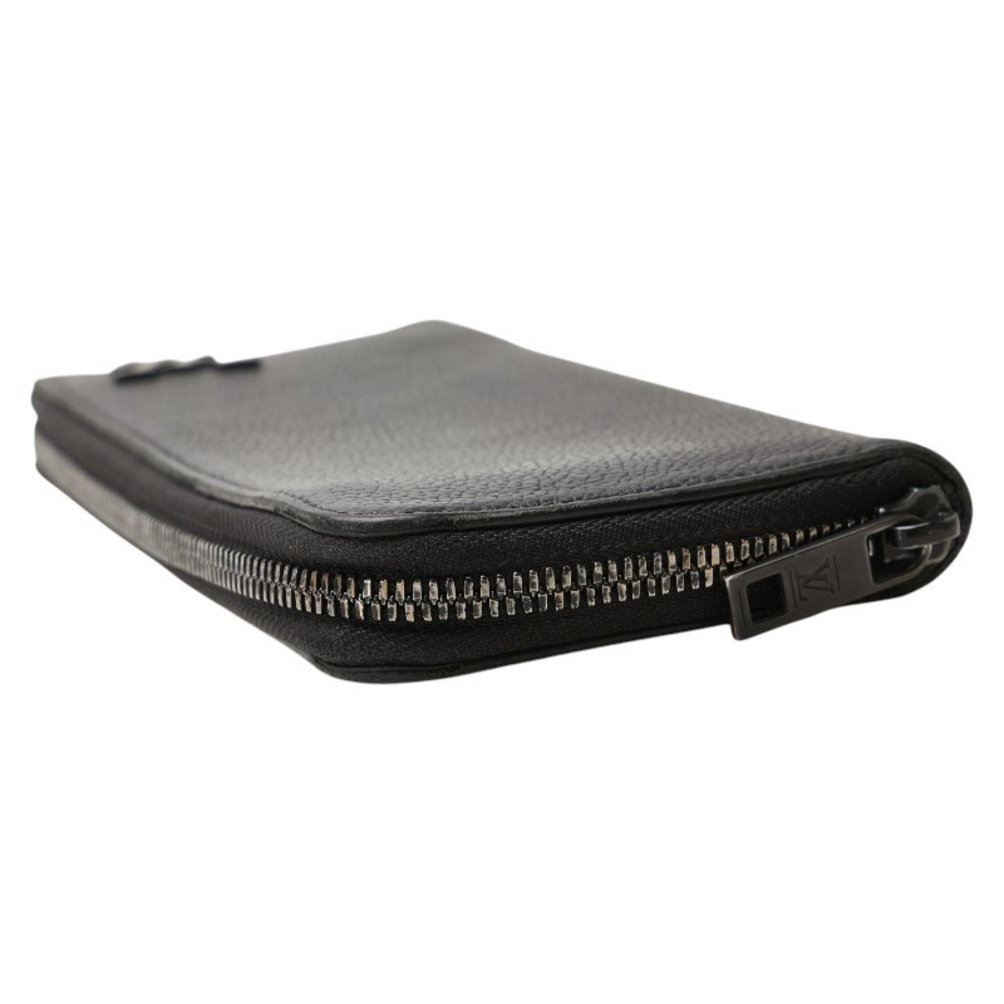 Louis Vuitton Black Noir Leather Long Wallet