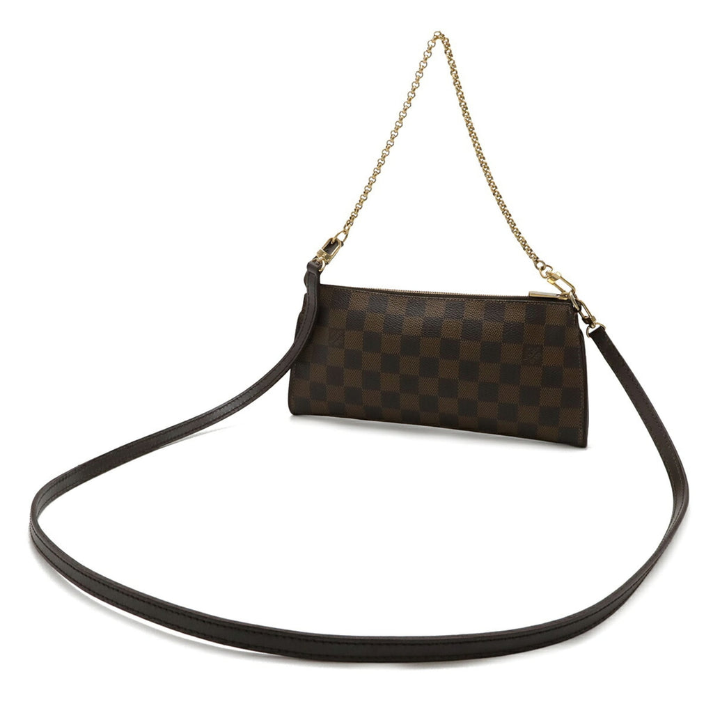 Louis Vuitton Brown Damier Canvas Pvc Damier Canvas Pouch Shoulder Bag