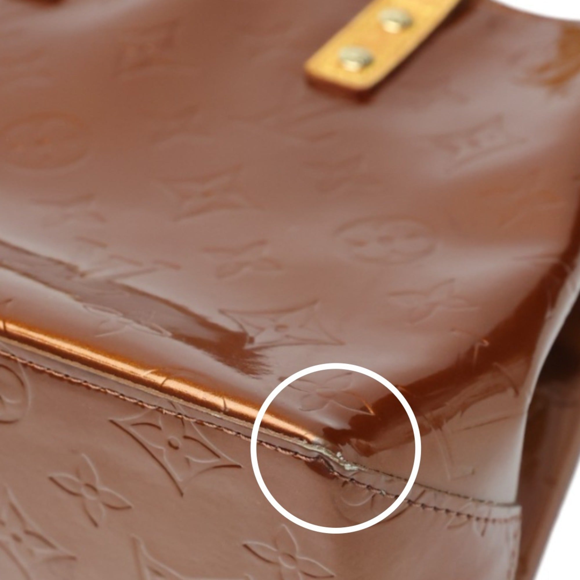 Louis Vuitton Monogram Vernis Bronze Monogram Vernis Handbag