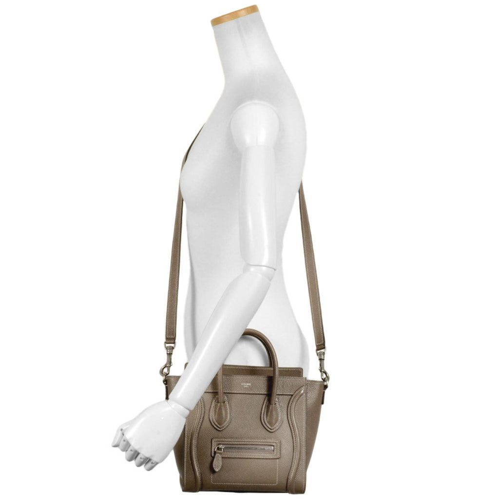 Celine Grayish Leather Handbag