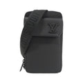 Louis Vuitton Black Leather Pouch Shoulder Bag