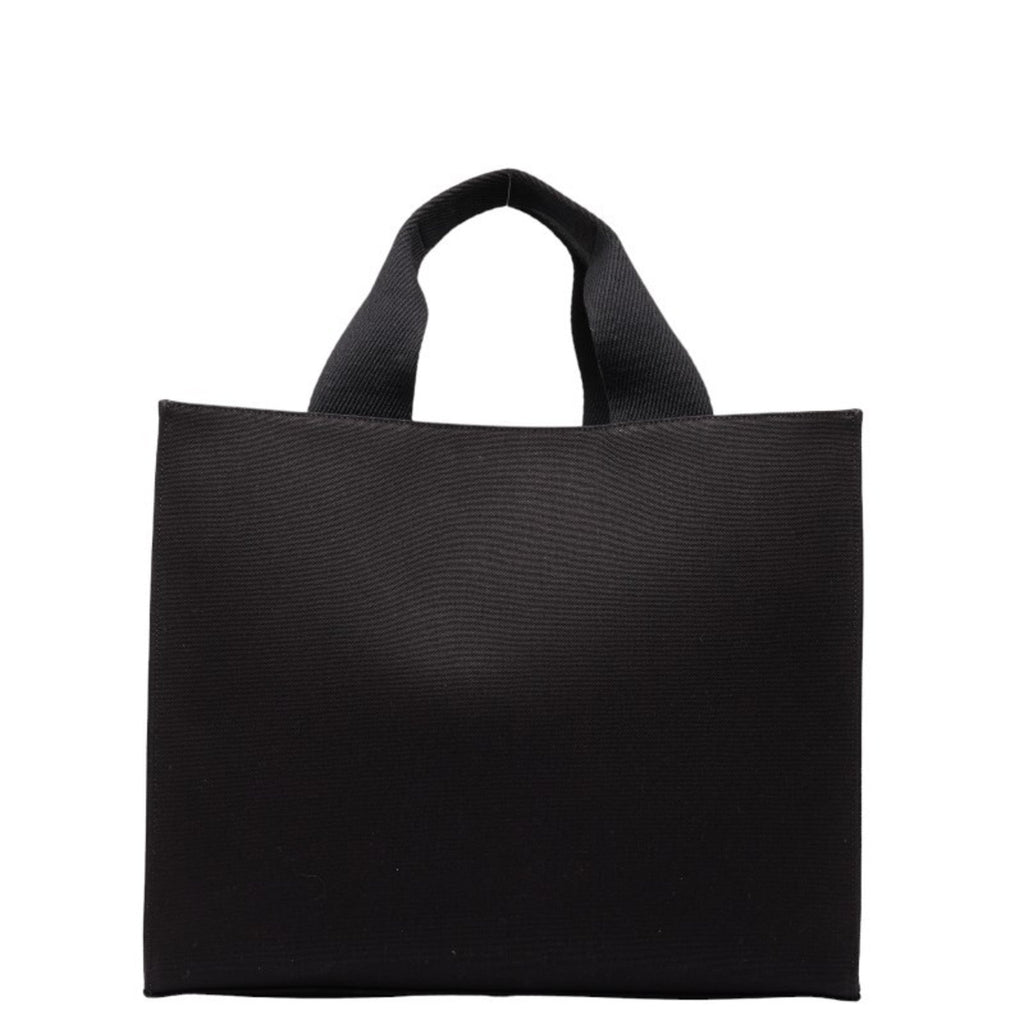 Fendi Black Yellow Canvas Shoulder Bag Tote Bag