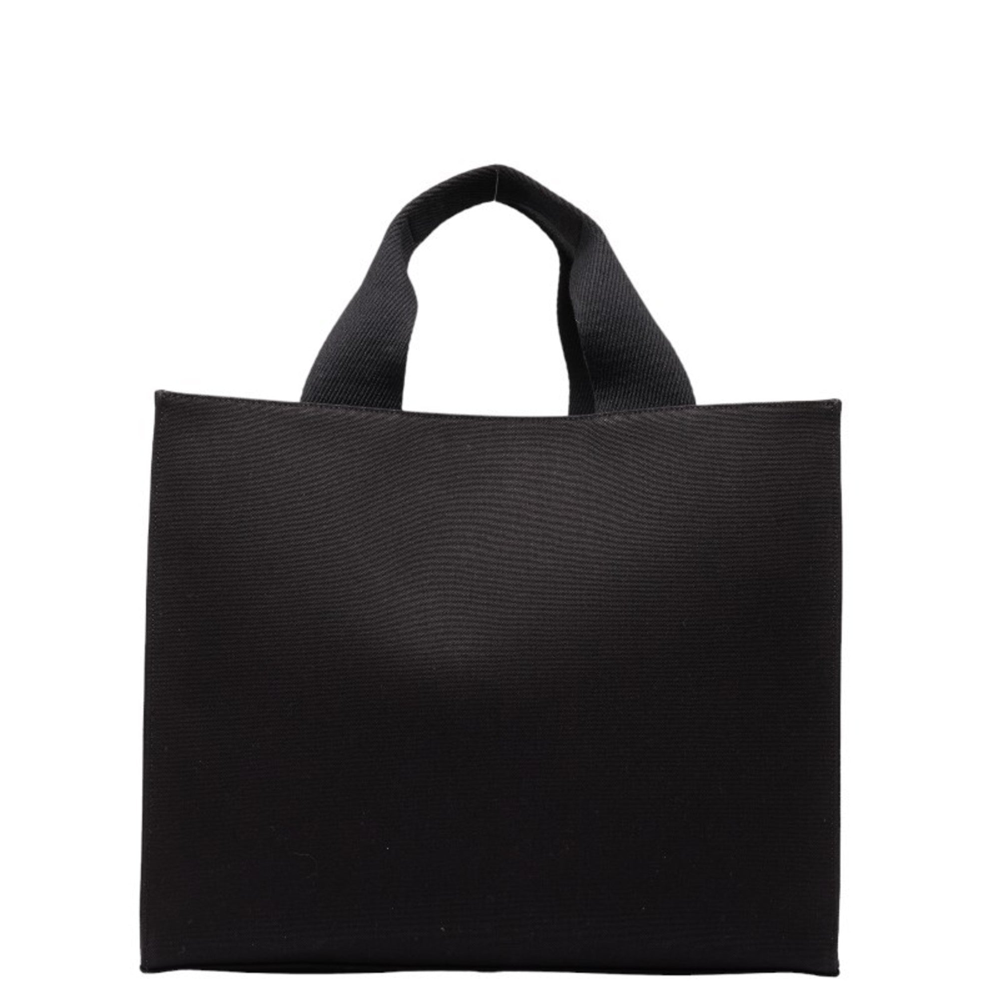 Fendi Black Yellow Canvas Shoulder Bag Tote Bag