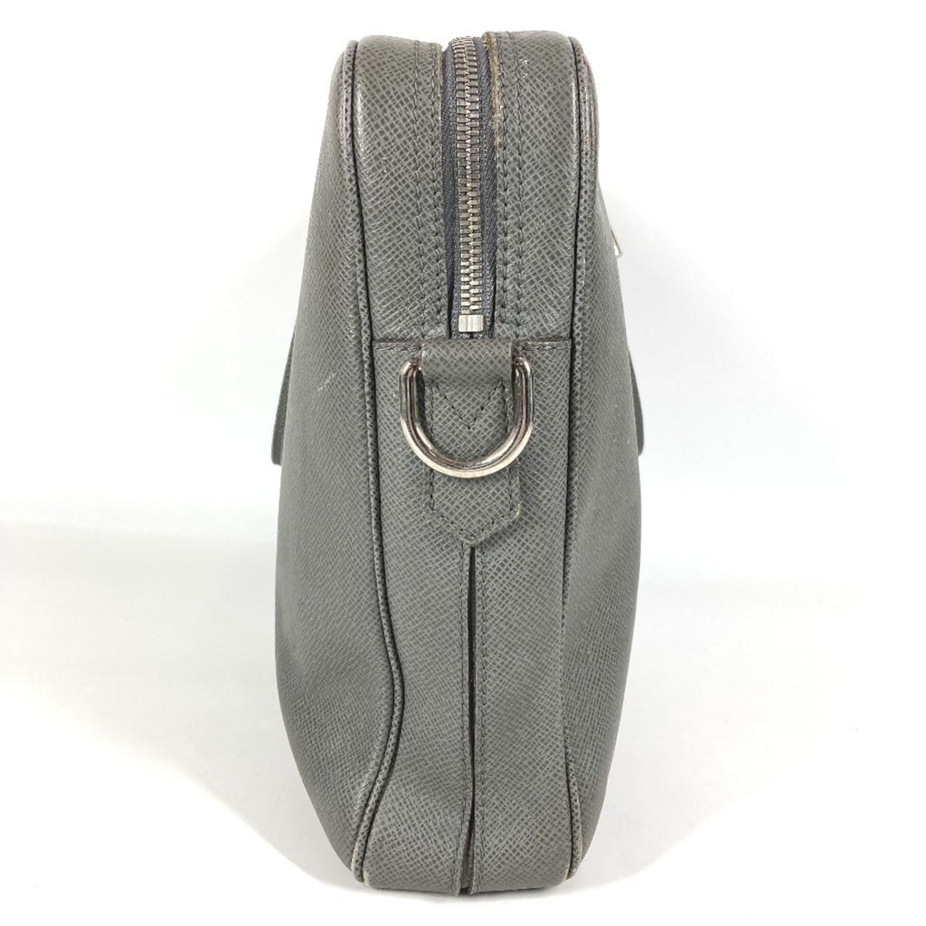 Louis Vuitton Galle Glacier Gray Taiga Leather Handbag Tote Bag