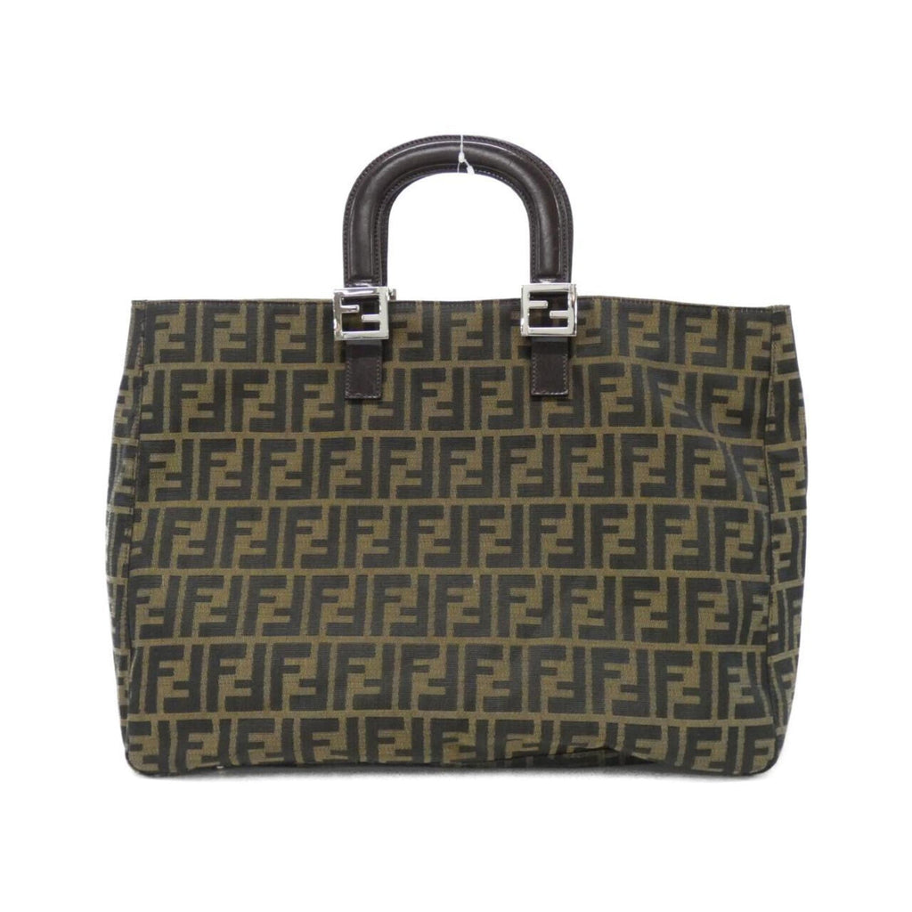 Fendi Brown Canvas Handbag