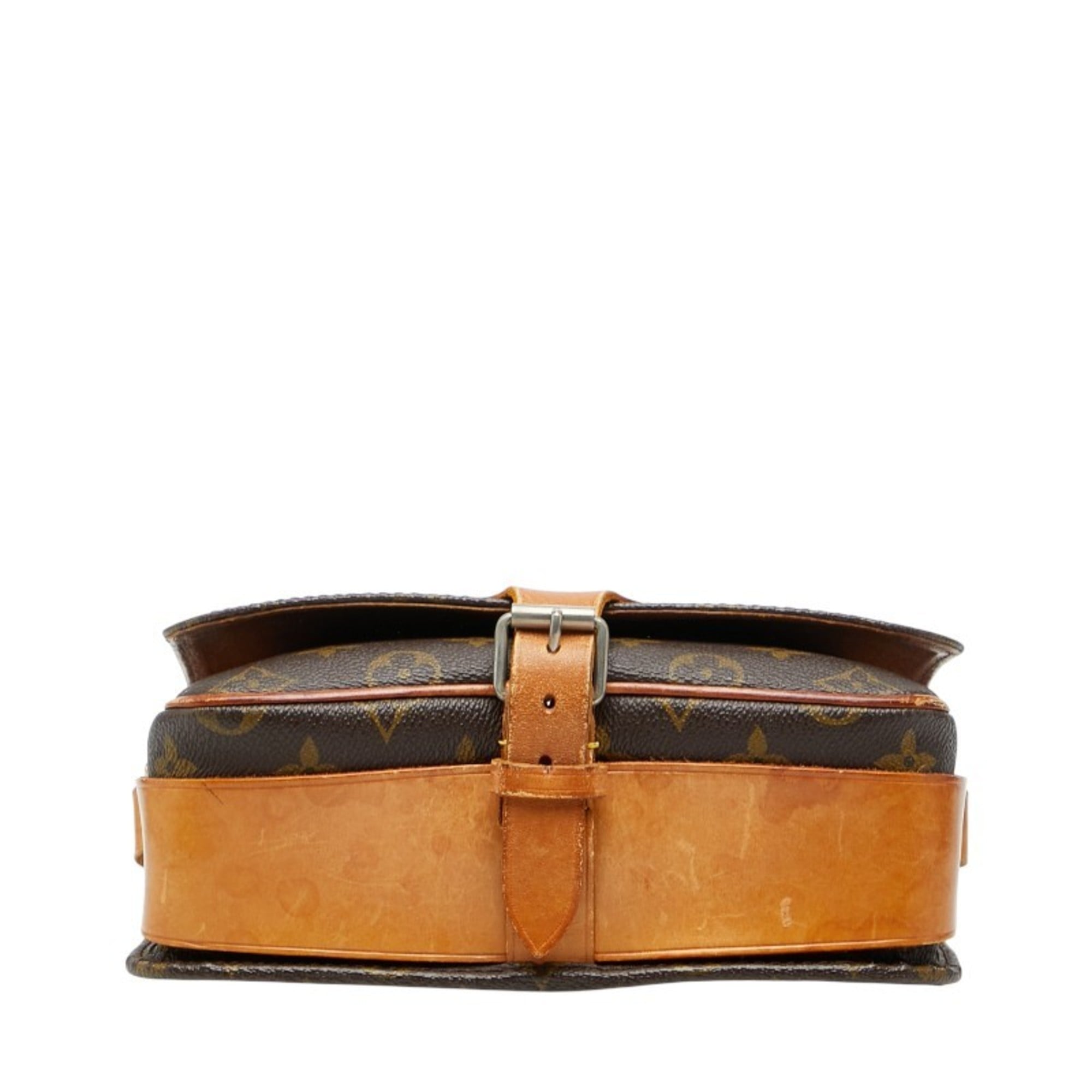 Louis Vuitton Brown Pvc Leather Shoulder Bag