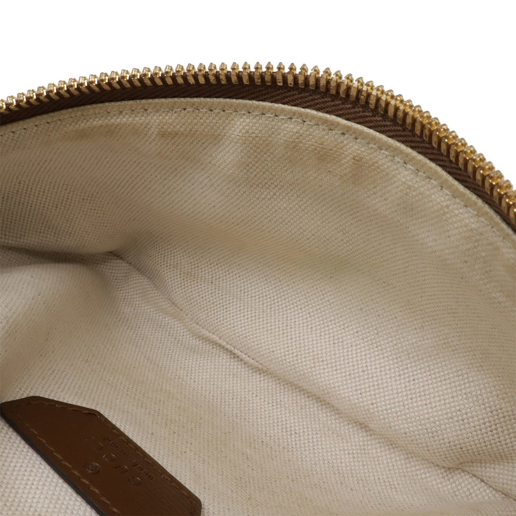 Gucci Beige Brown Leather Sling Bag (Pre-Owned)