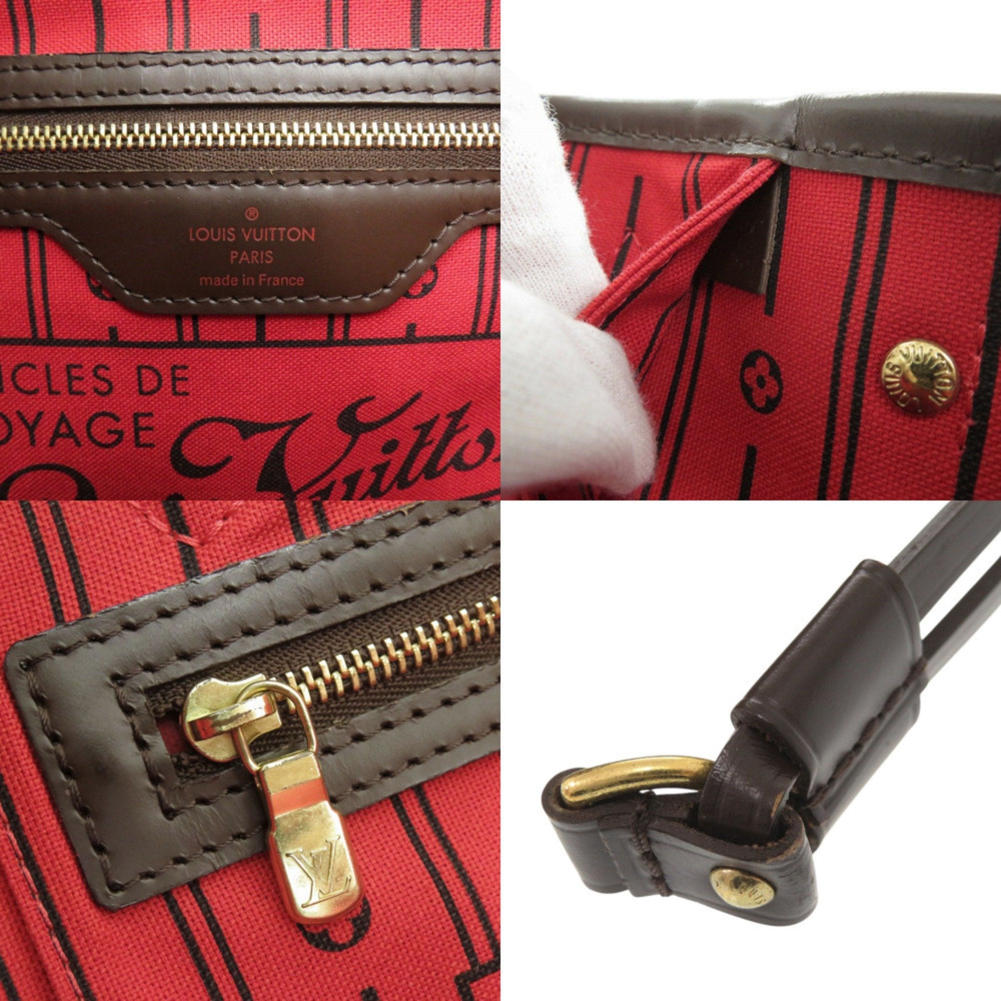 Louis Vuitton Brown Damier Canvas Tote Bag