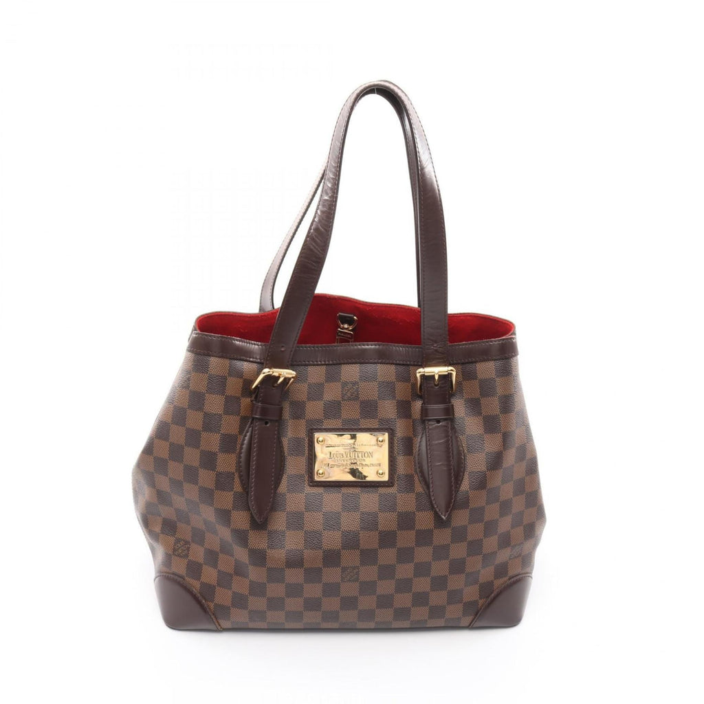 Louis Vuitton Brown Ebene Coated Canvas Leather Tote Bag