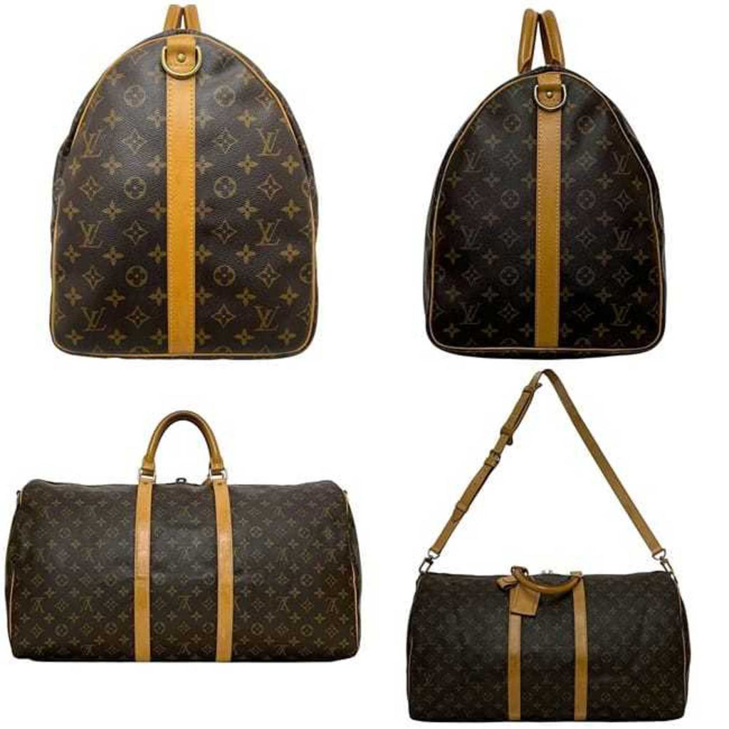 Louis Vuitton Monogram Brown Monogram Leather Boston Bag Shoulder Bag