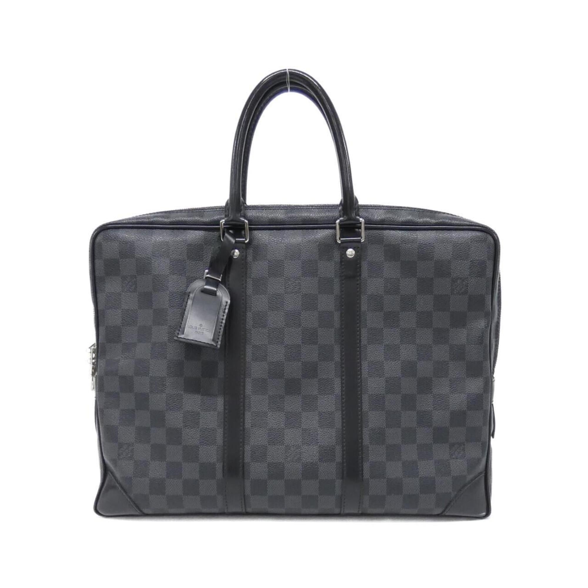 Louis Vuitton Graphite Coated Canvas Handbag