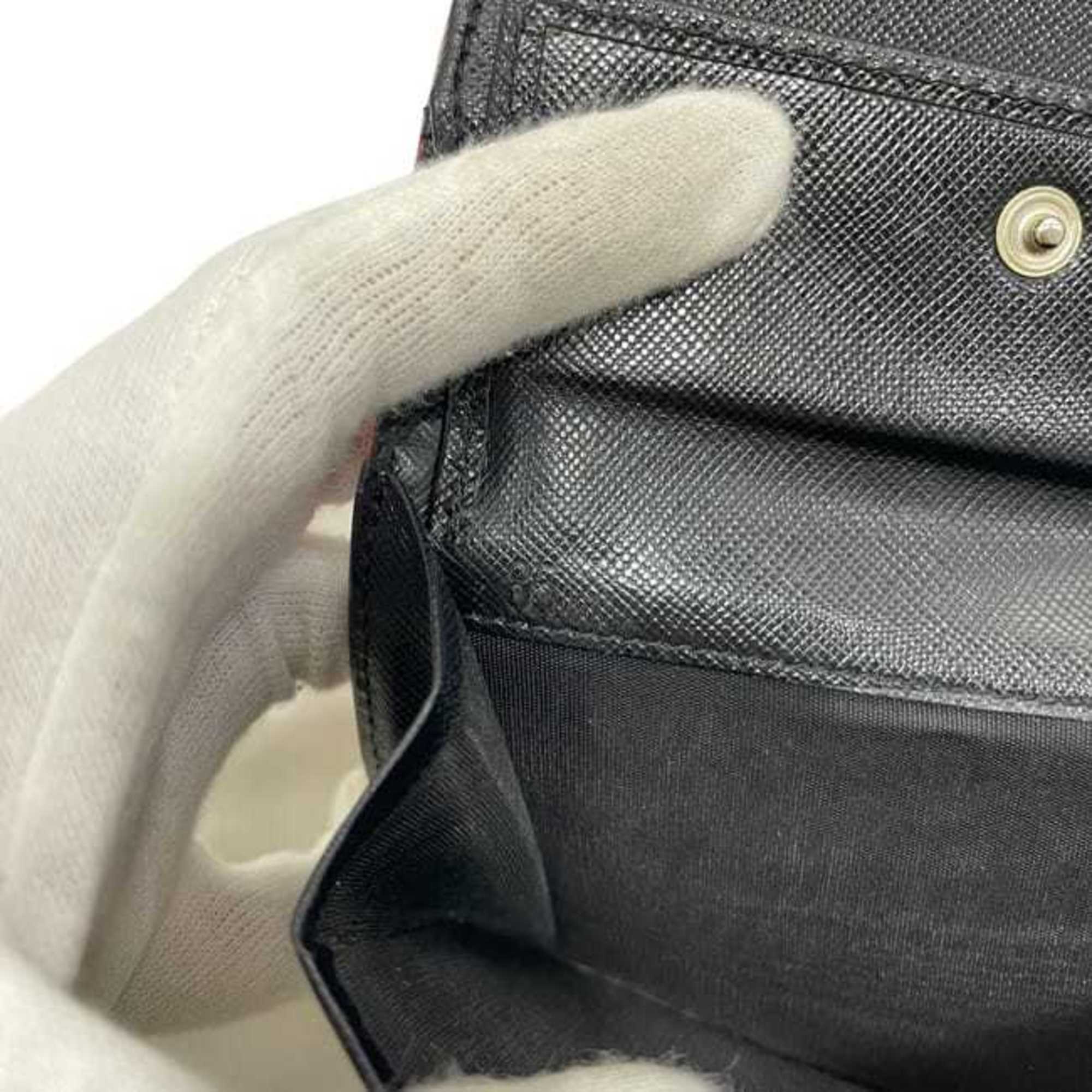 Prada Pink Nylon Saffiano Wallet (Bi-Fold)