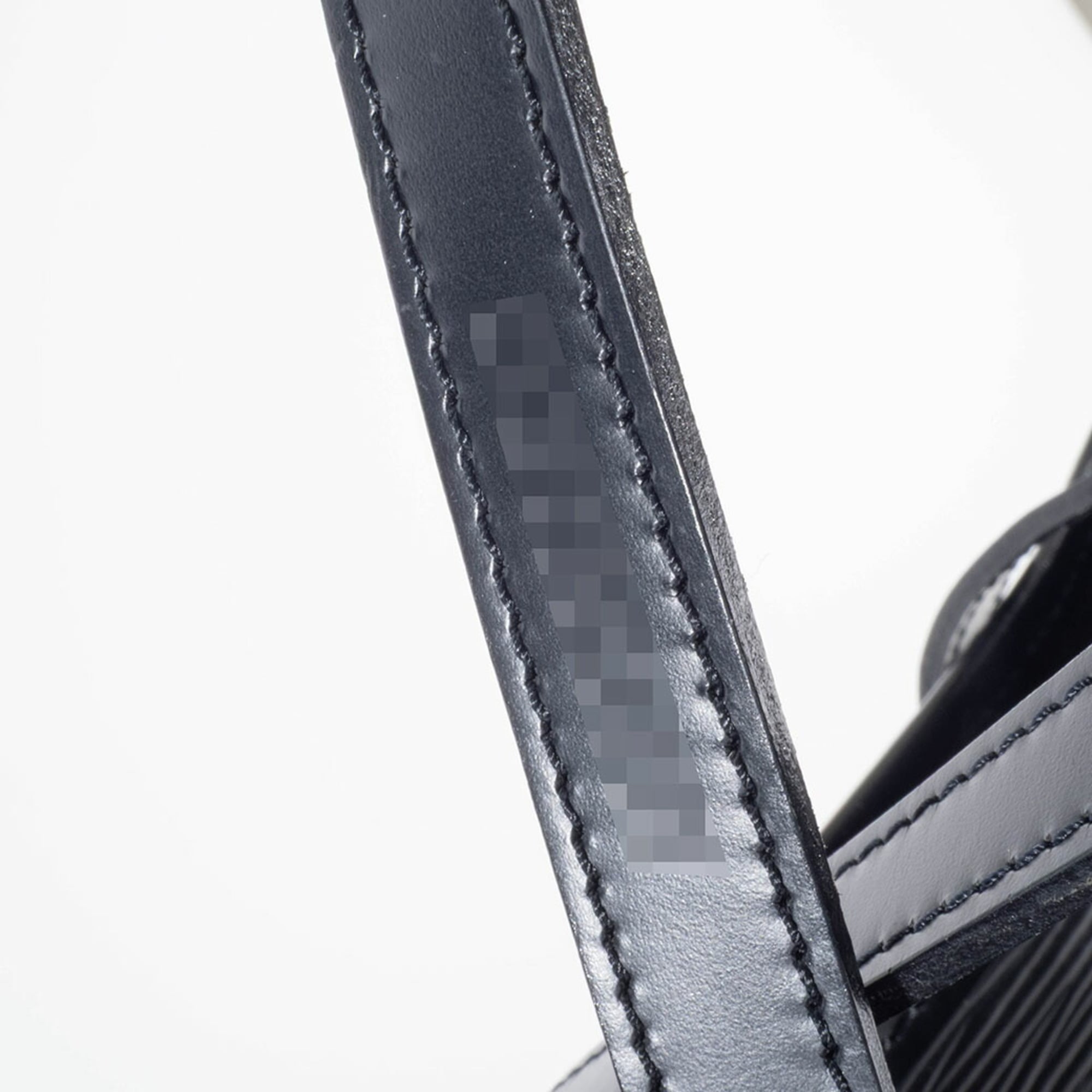Louis Vuitton Noir Epi Leather Shoulder Bag