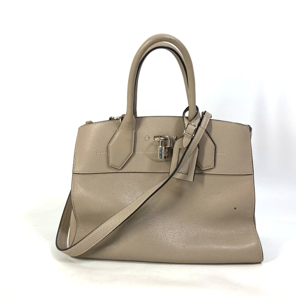 Louis Vuitton Gray Leather Handbag