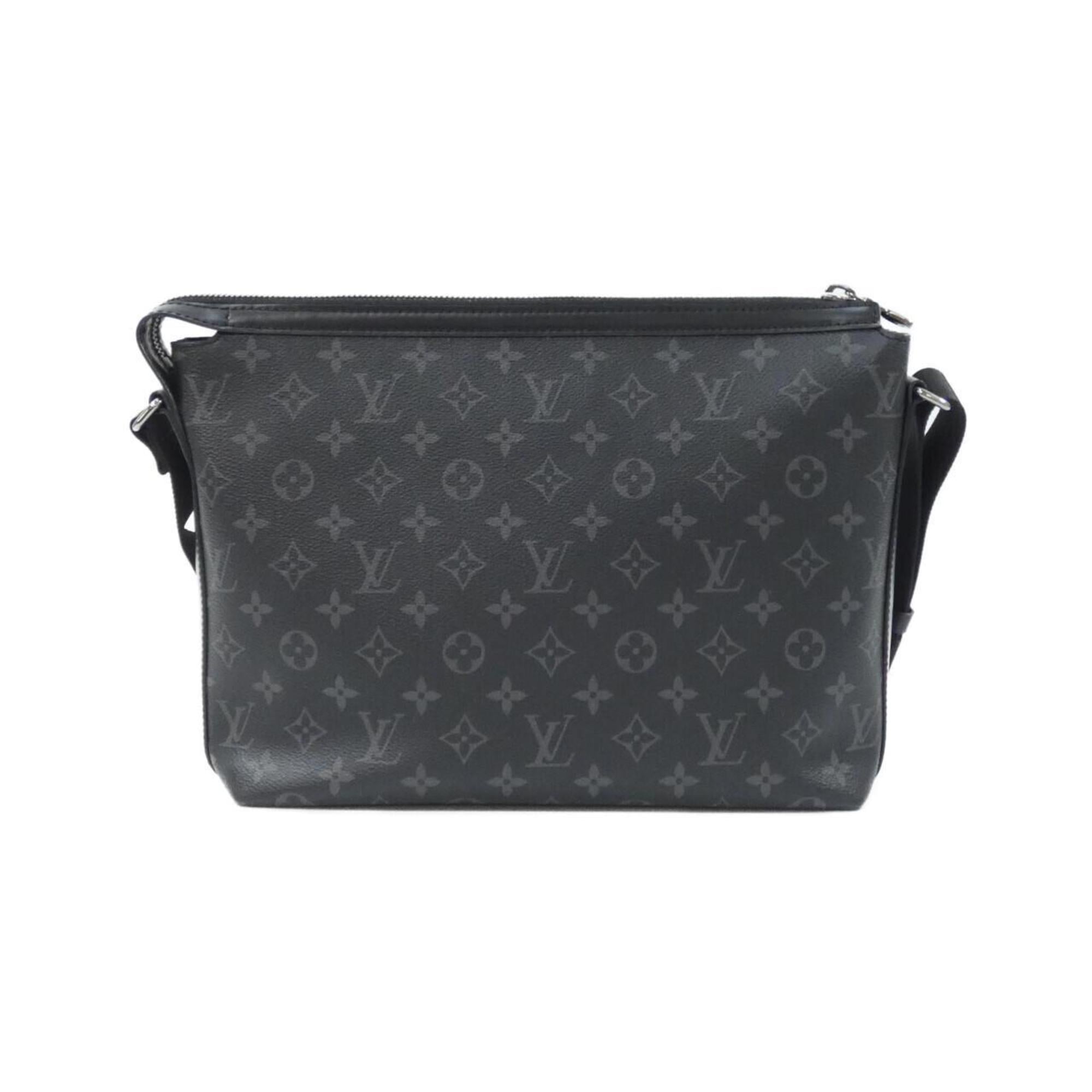 Louis Vuitton Black Coated Canvas Shoulder Bag
