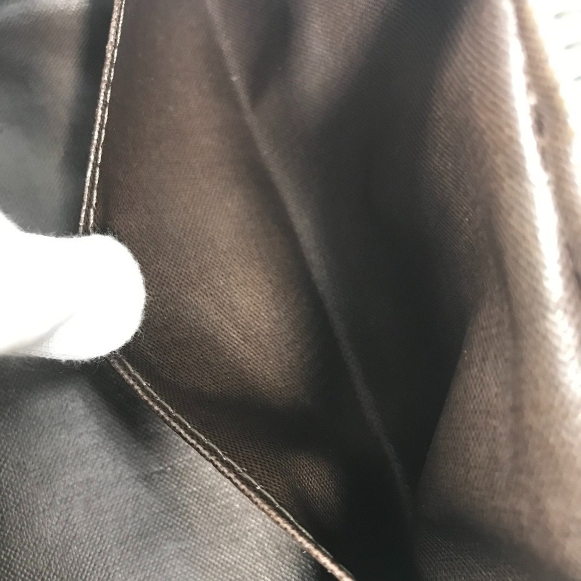 Louis Vuitton Brown Grizzly Taiga Leather Pouch