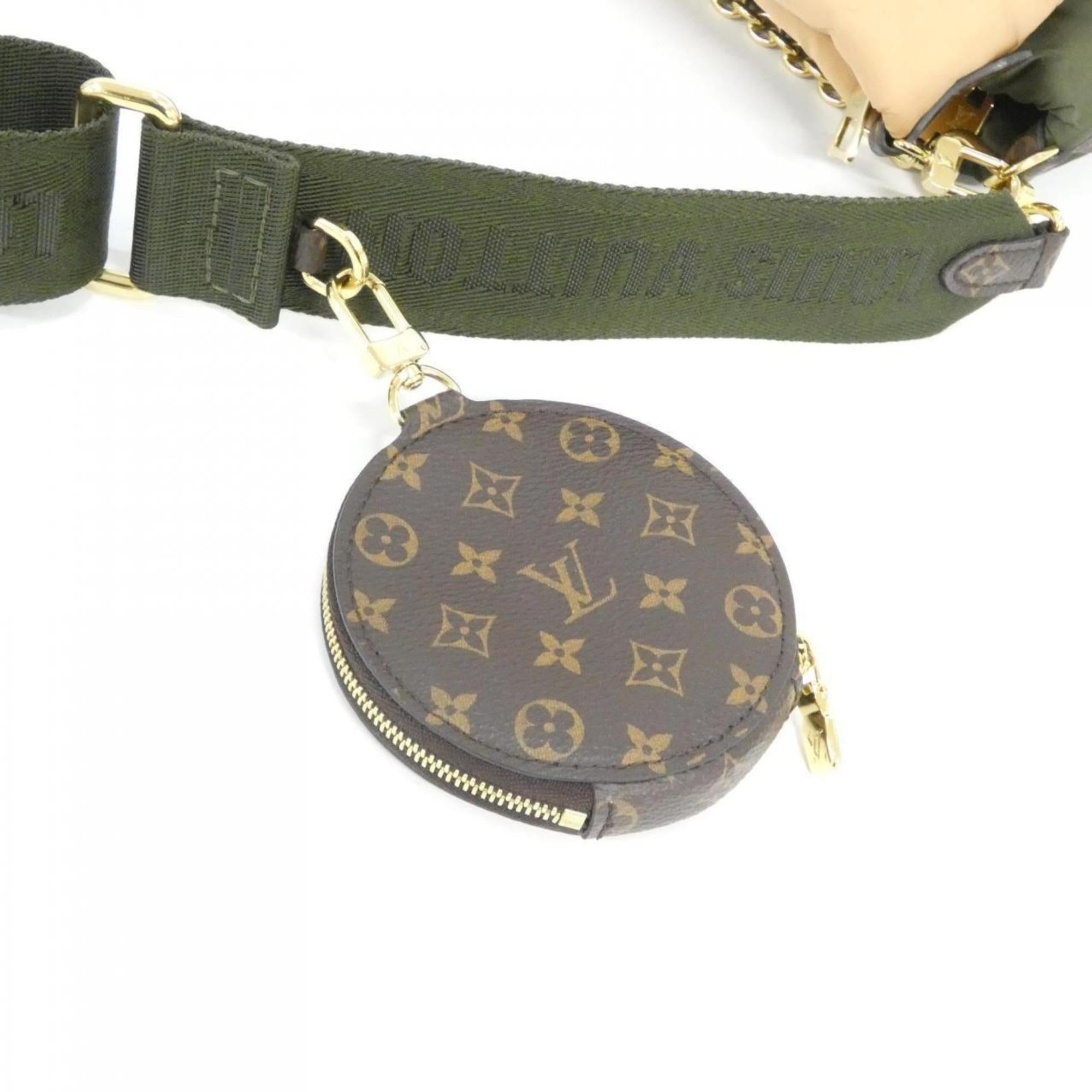 Louis Vuitton Beige Khaki Pochette Shoulder Bag