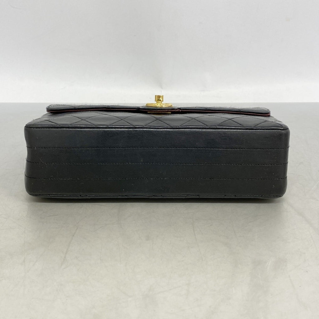 Chanel Black Leather Shoulder Bag