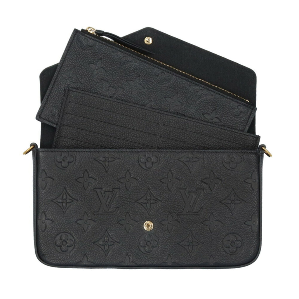 Louis Vuitton Black Monogram Empreinte Shoulder Bag