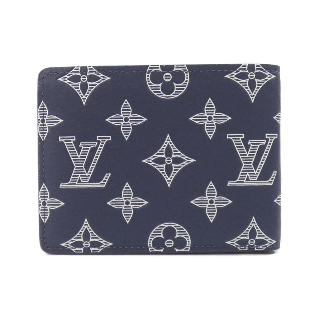 Louis Vuitton Blue Navy Leather Wallet
