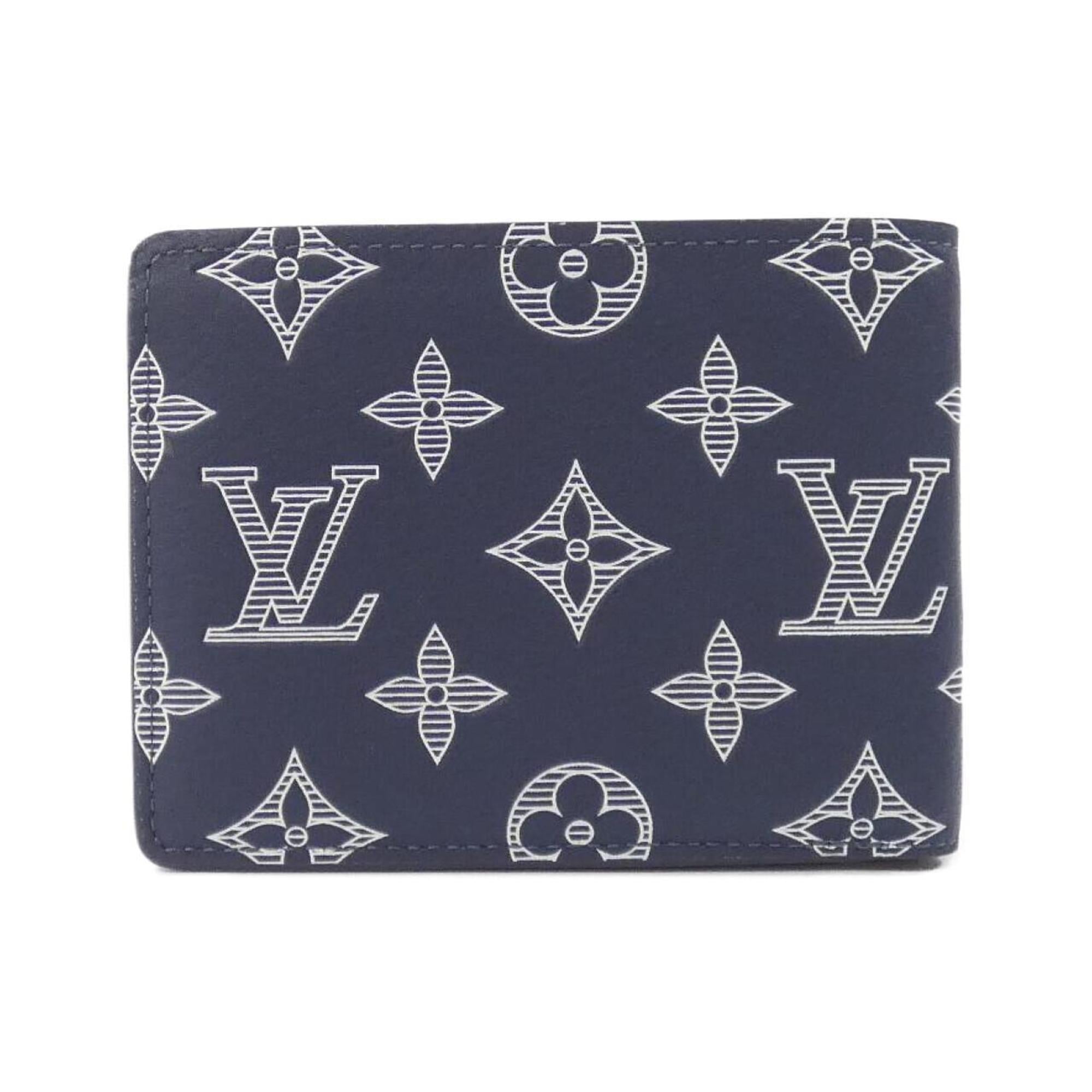 Louis Vuitton Blue Navy Leather Wallet