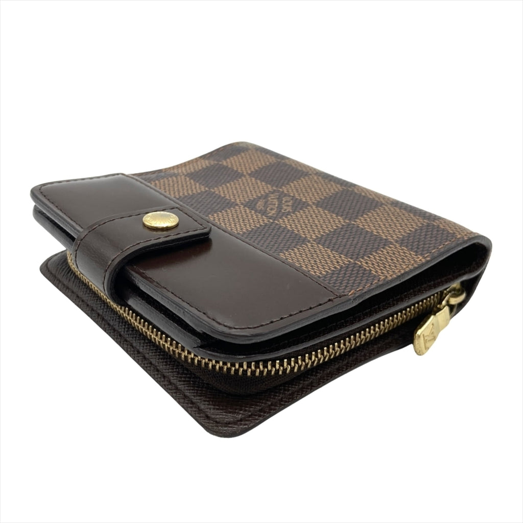 Louis Vuitton Damier Brown Damier Canvas Ebene Damier Canvas Wallet