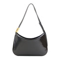 Bottega Veneta Brown Patent Leather Shoulder Bag