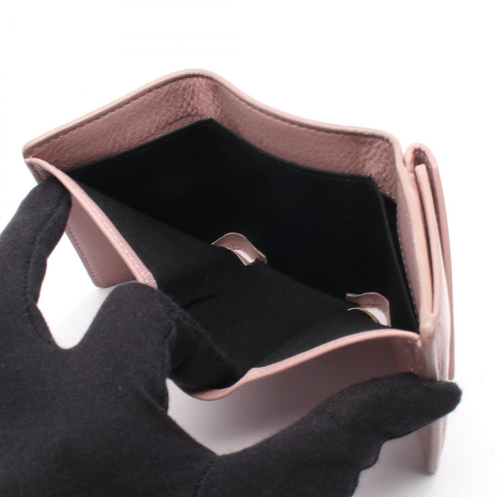 Balenciaga Pink Leather Wallet (Tri-Fold)