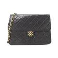 Chanel Black Leather Shoulder Bag