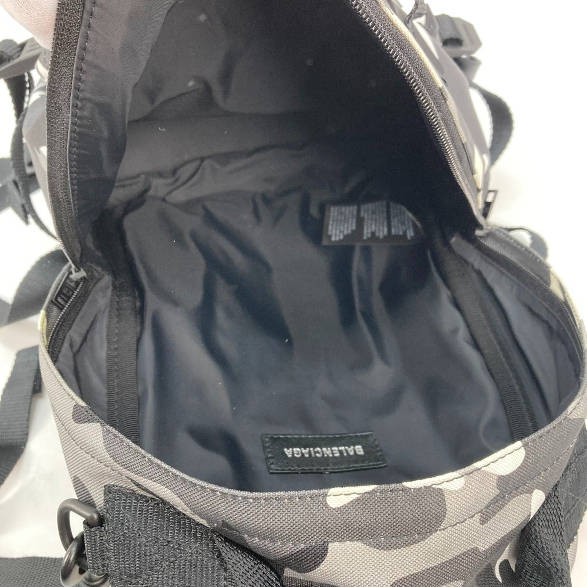 Balenciaga Gray Cloth Backpack