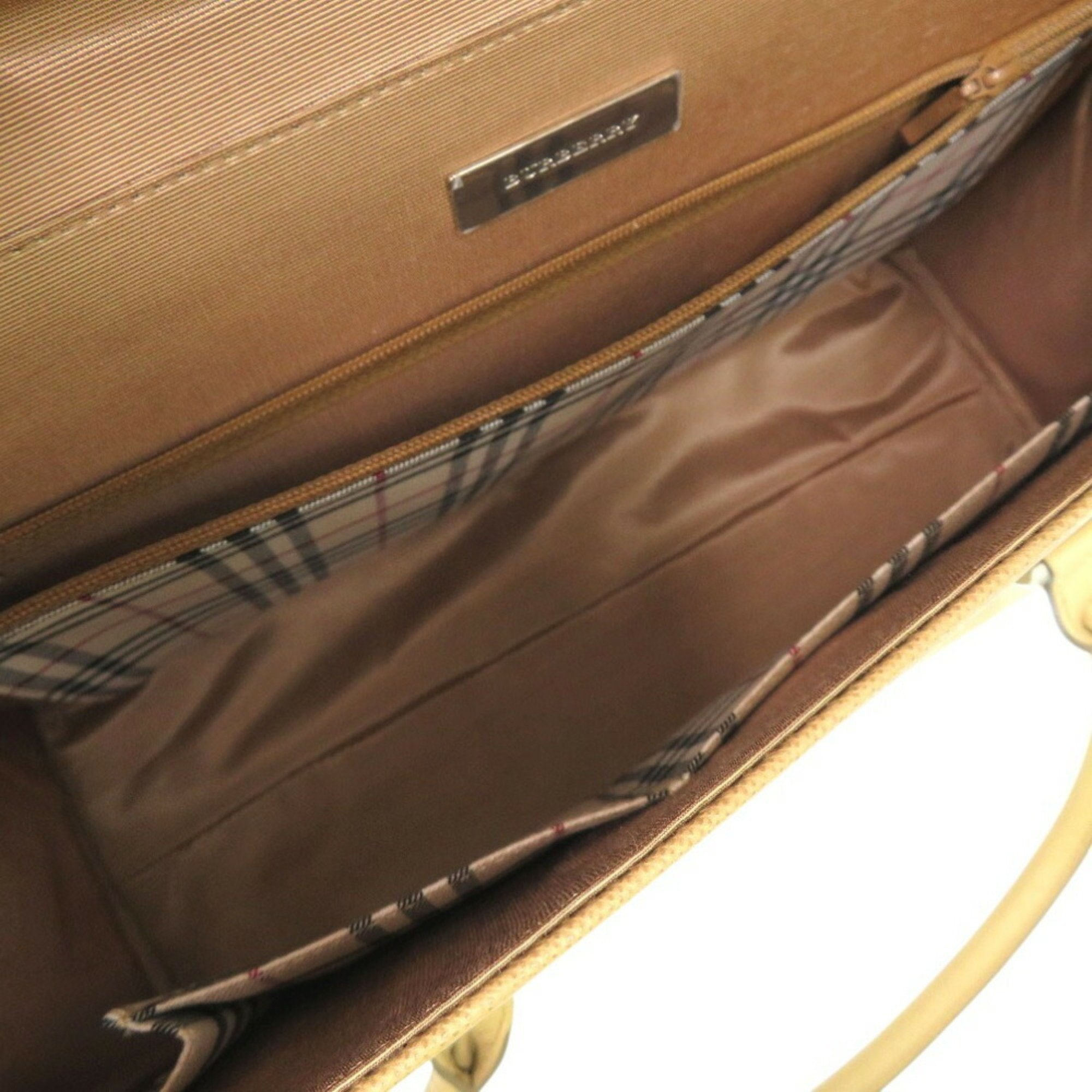 Burberry Beige Pvc Handbag