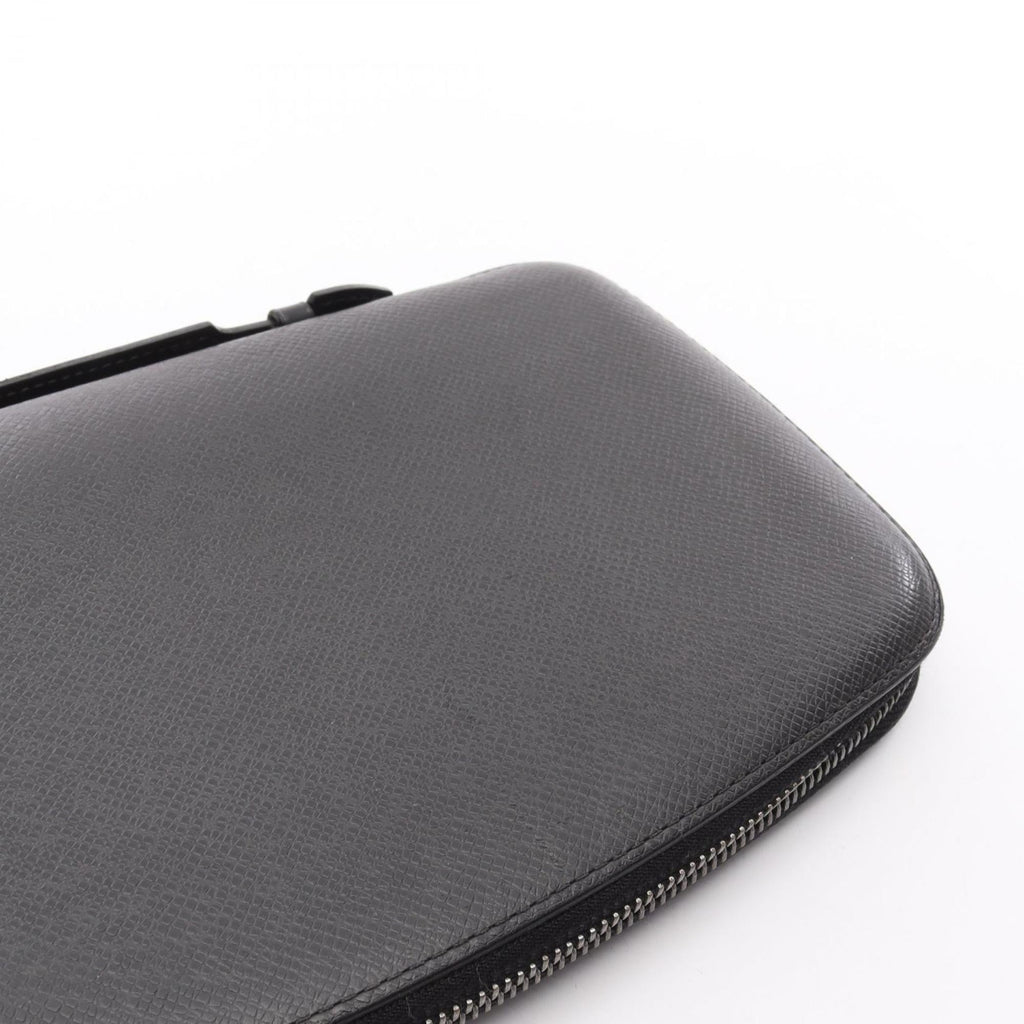 Louis Vuitton Black Leather Long Wallet